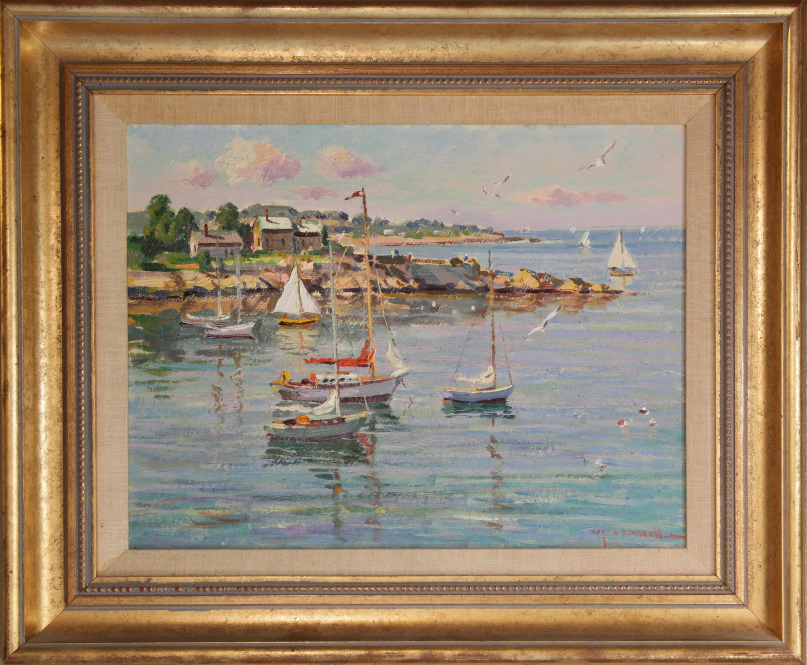 Wayne Morrell (1923-2013) Rockport Harbor (1 of 1)