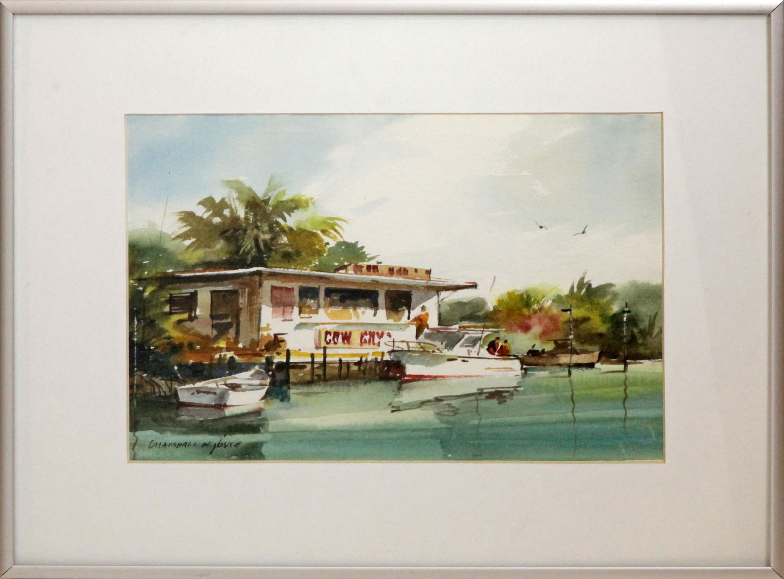Marshall W. Joyce (1912-1998) Florida Snack Bar on the Sea (1 of 1)