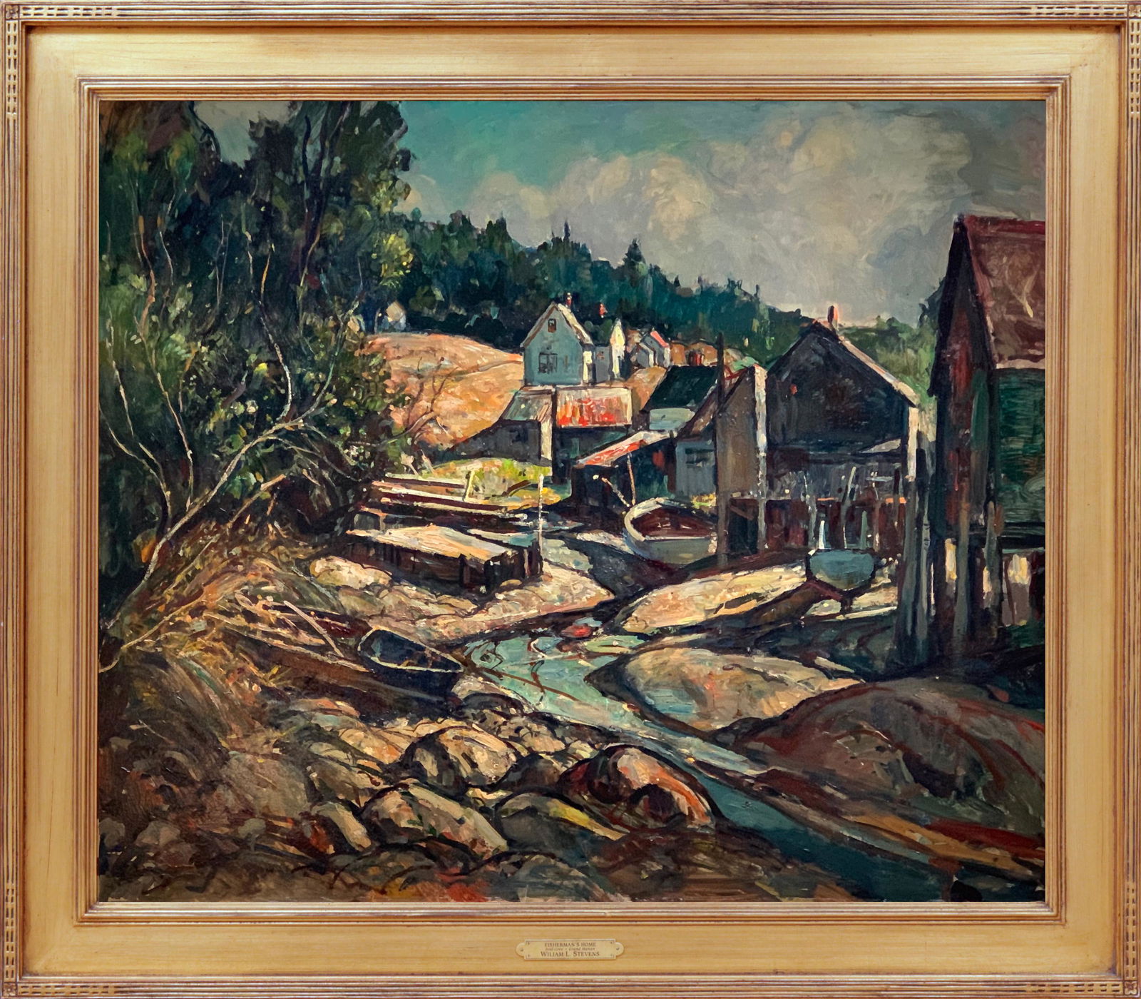 W. Lester Stevens (1888-1969) Fisherman’s Home, Seal Cove - Grand Manan (1 of 1)