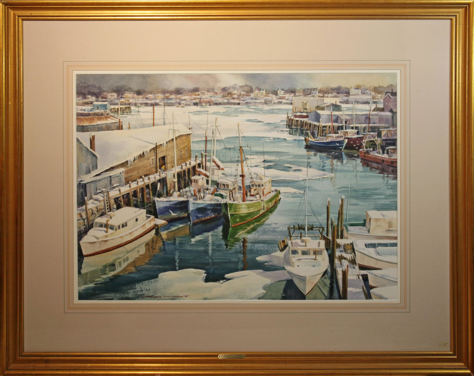 Donald Allen Mosher (1945-2014) Gloucester Harbor (1 of 1)