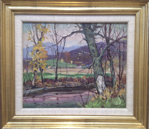 Antonio Cirino ,"Landscape": Artist: Antonio Cirino Title: Landscape Dates: (1889-1983) Signed Medium: Oil/Board Size: 10x12