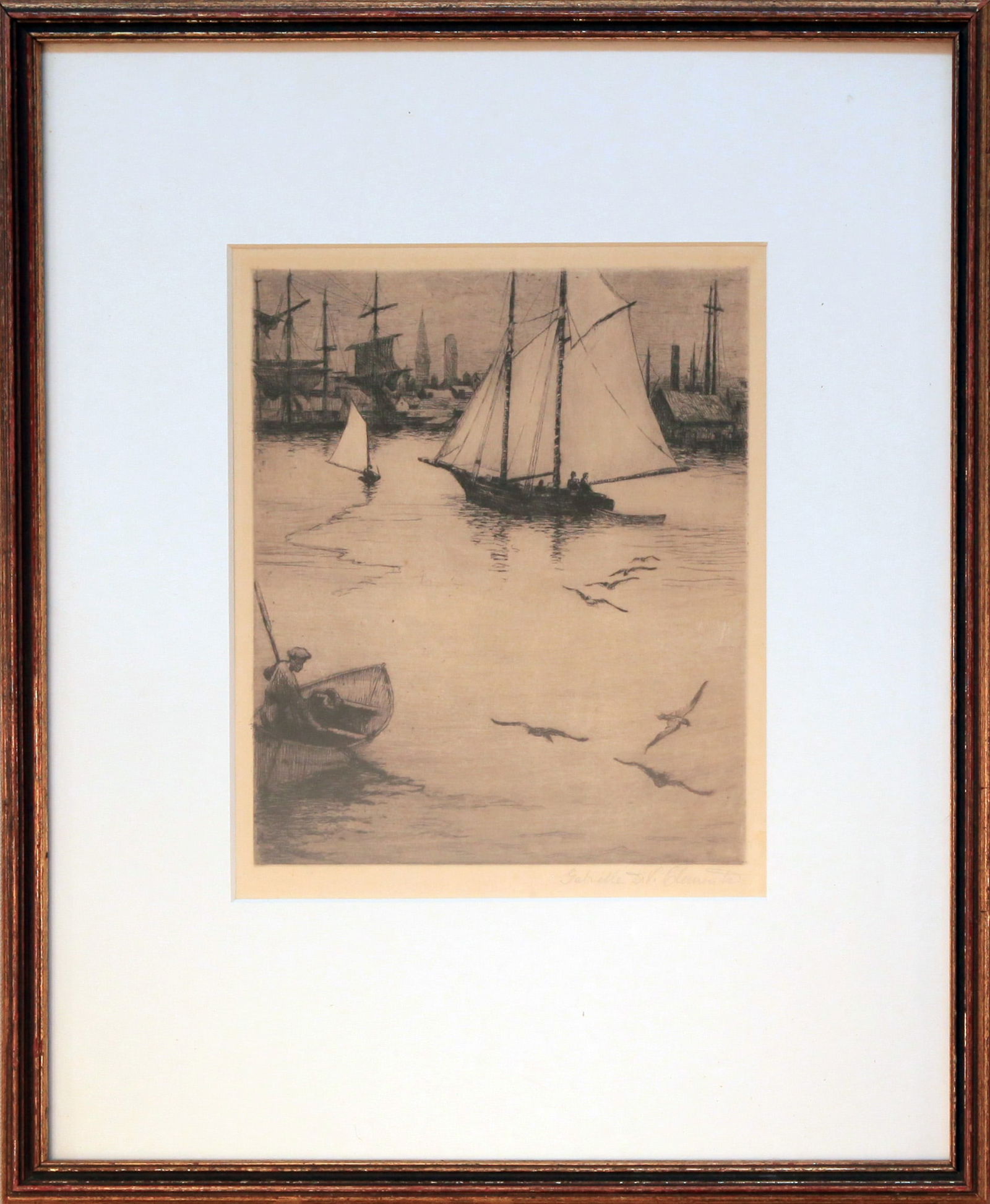 Gabrielle de Veaux Clements (1858-1948) Sailing Home (1 of 1)