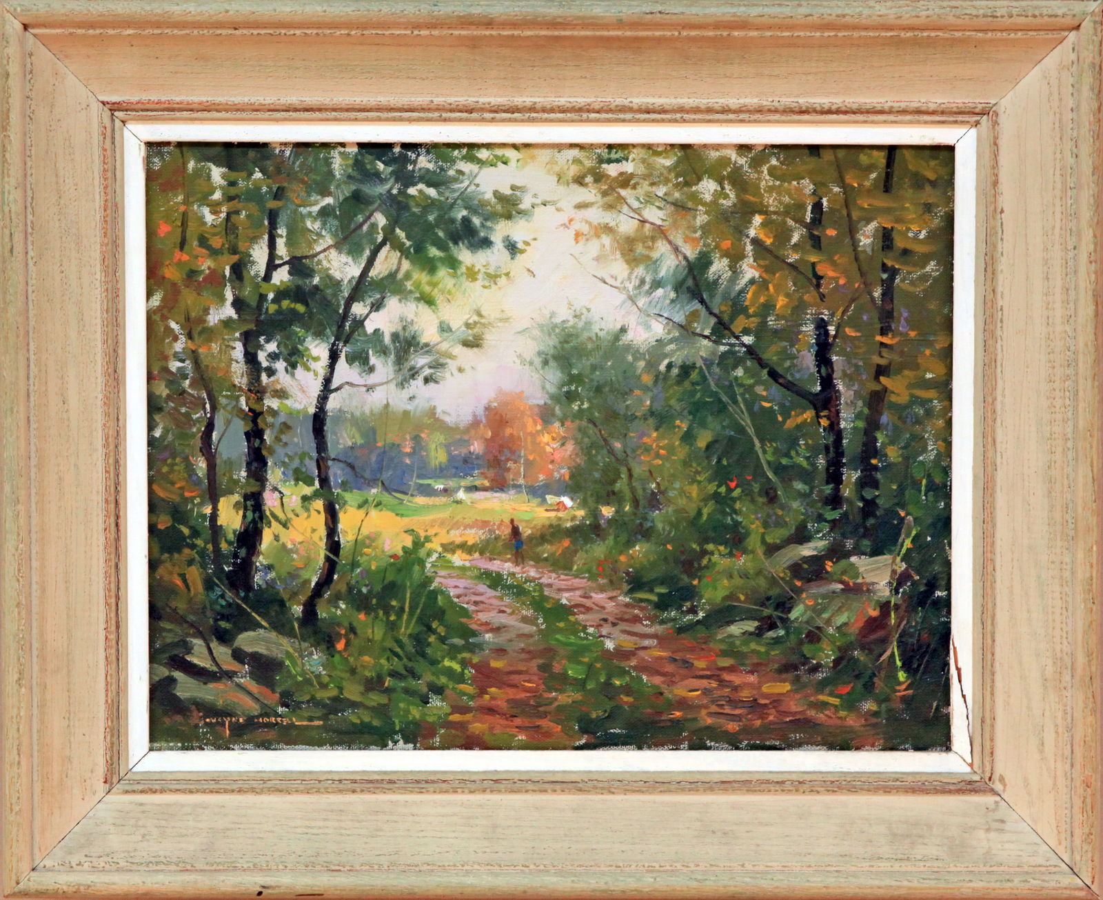 Wayne Morrell (1923-2013) Walking in the Woods (1 of 1)