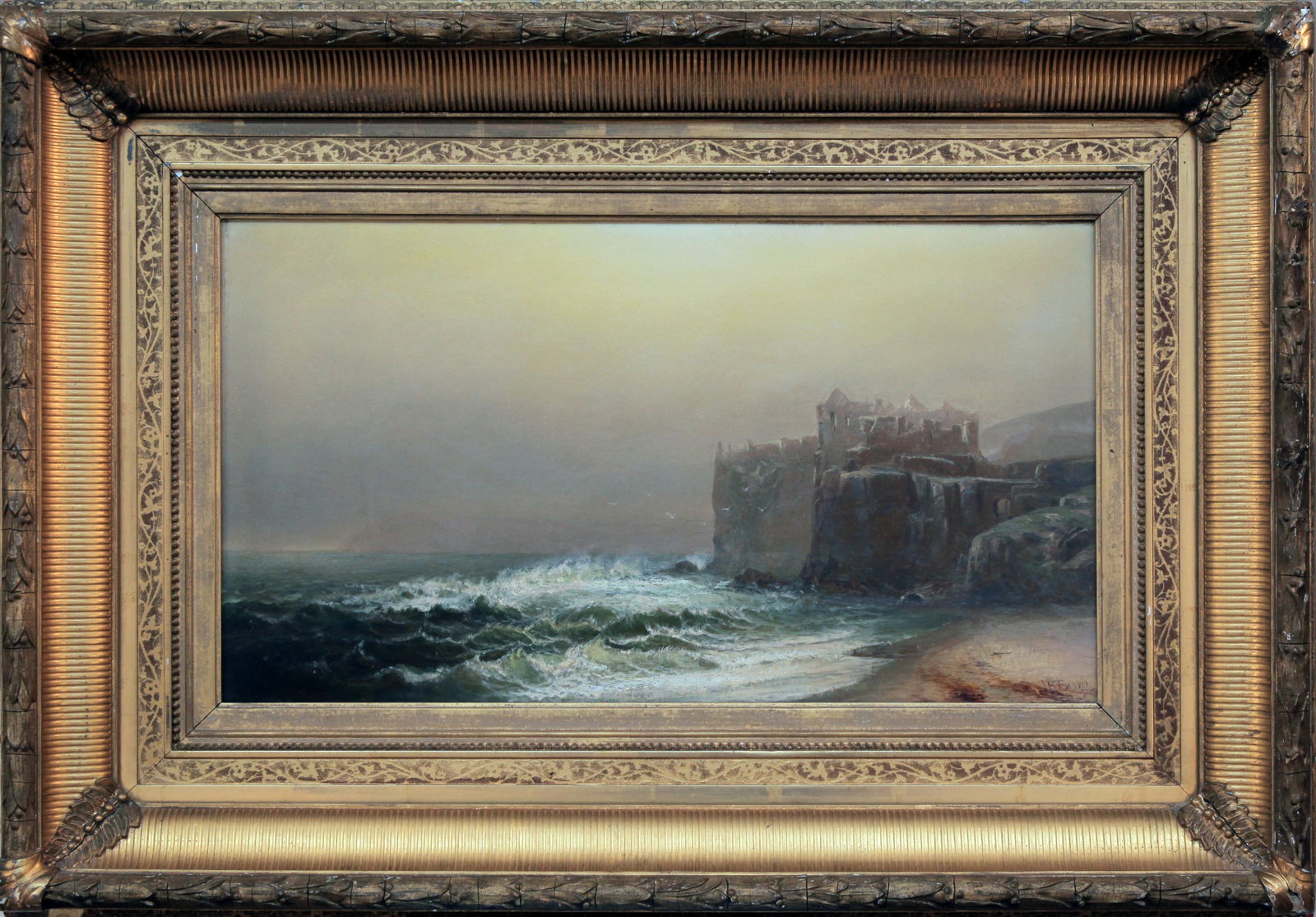 Harrison Bird Brown (1831-1915) Coastal Scene (1 of 3)