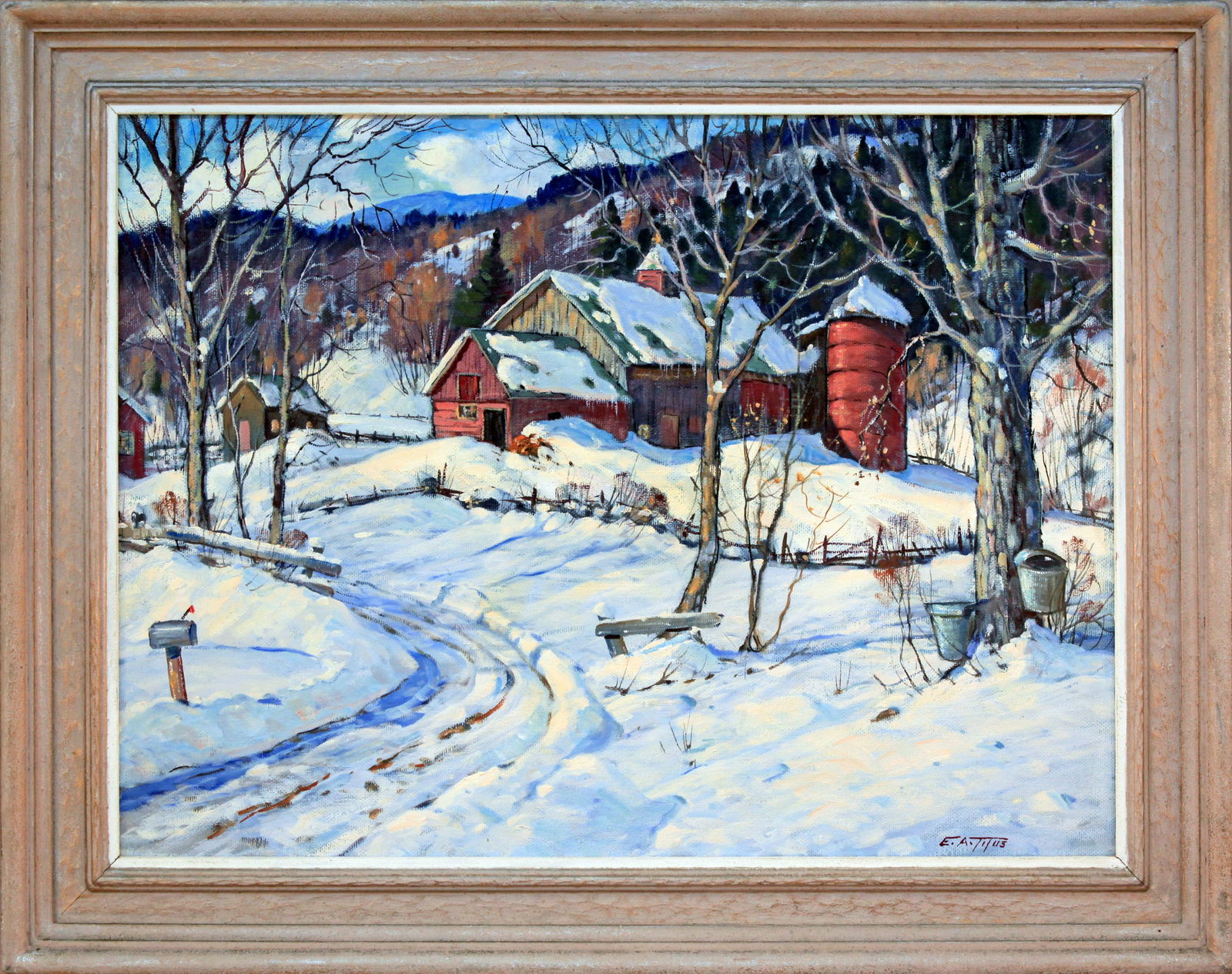 Earle A. Titus (1895-1962) Vermont in March (1 of 1)