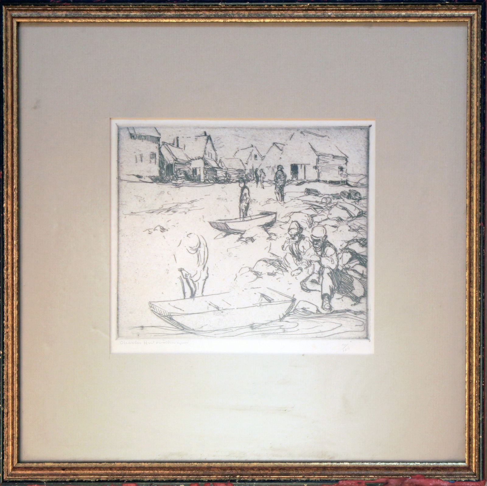 Charles Woodbury (1864-1940) Fisherman (1 of 1)