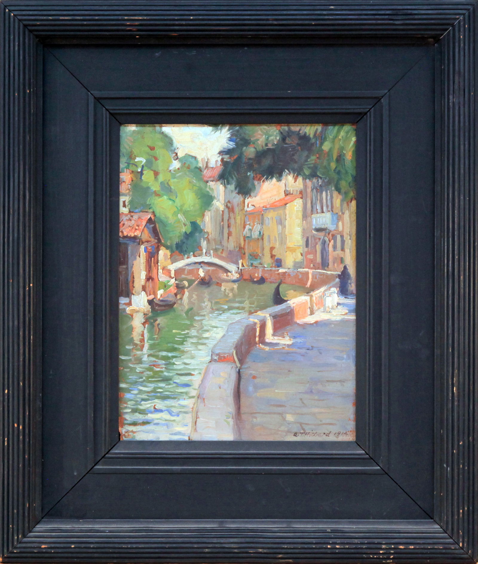 Aldro T. Hibbard (1886-1972) Venice Canal Scene (1 of 3)