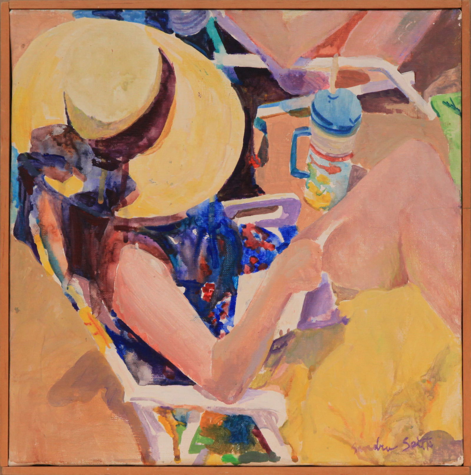 Sandra Saitto (1939-2023) Beach Series #9 (1 of 1)