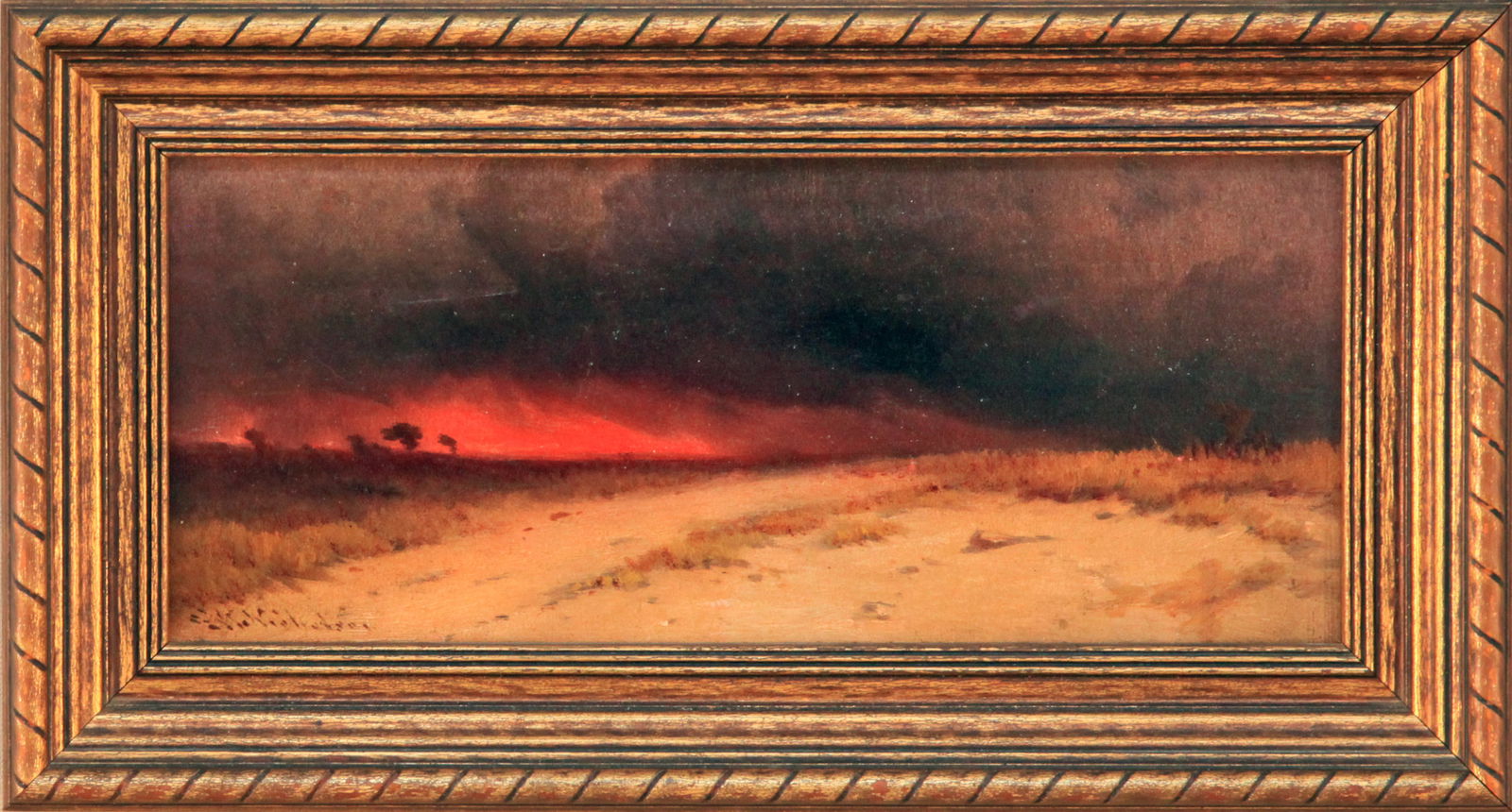 George Washington Nicholson (1832-1912) Red Sky at Night (1 of 1)