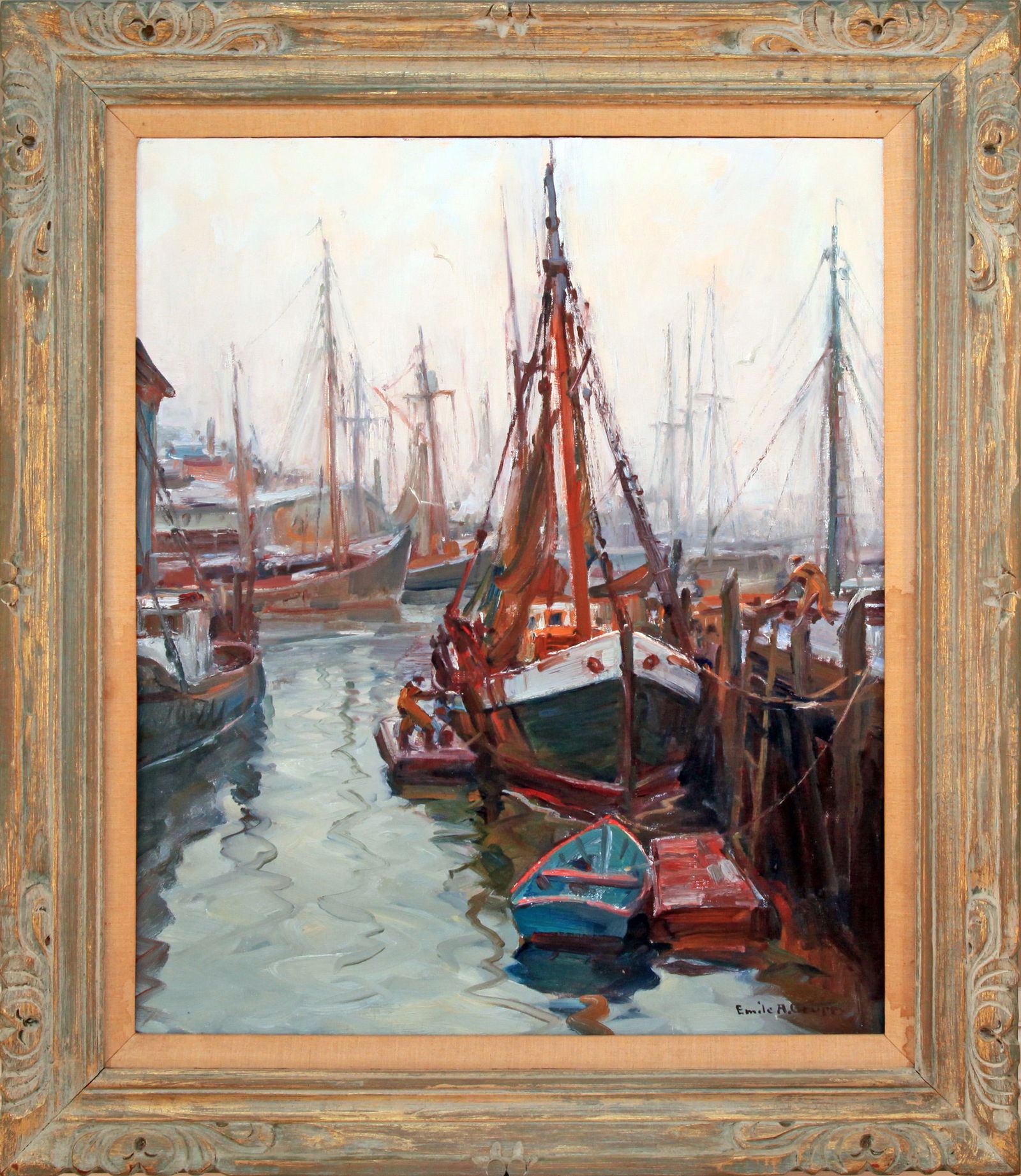 Emile Gruppé (1896-1978) Fog, Gloucester (1 of 3)