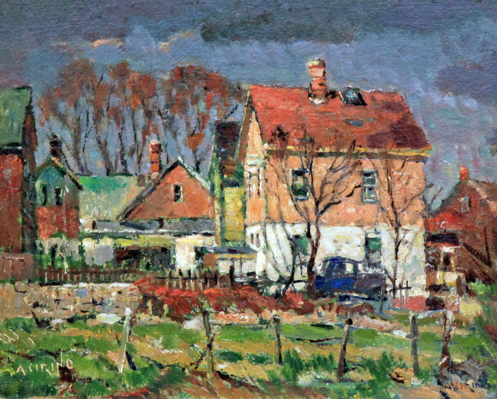 Antonio Cirino (1888-1983) Backyard Sunlight (1 of 1)