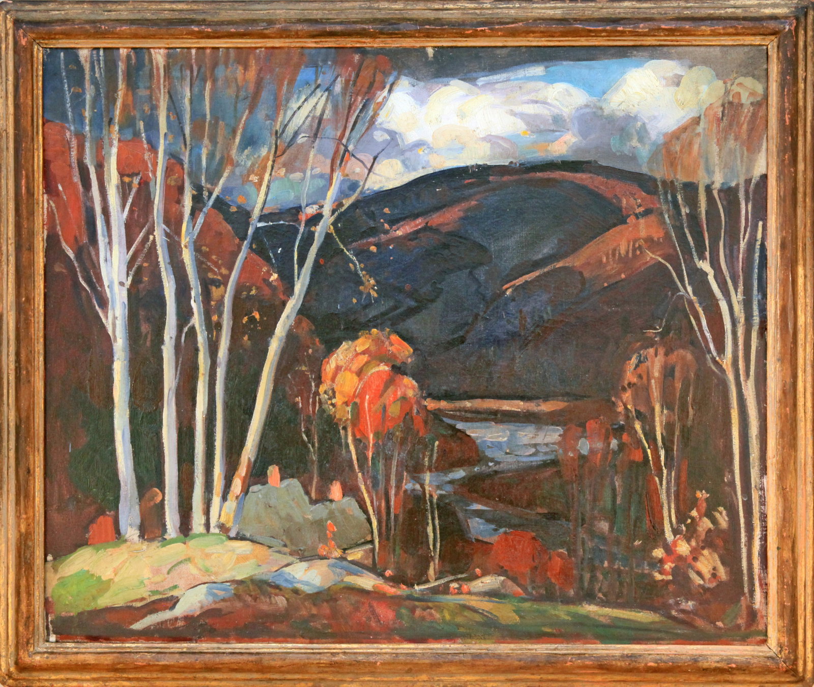 Attrib. to Samuel Hershey (1904-1987) Camden Hills: Attrib. to Samuel Hershey (1904-1987) Camden Hills oil on canvas, 25 x 30 in., unsigned