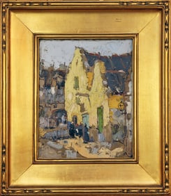 Harry A. Vincent (1864-1931) Village Street