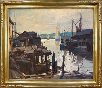 Emile Gruppé (1896-1978) Summer Afternoon, Gloucester