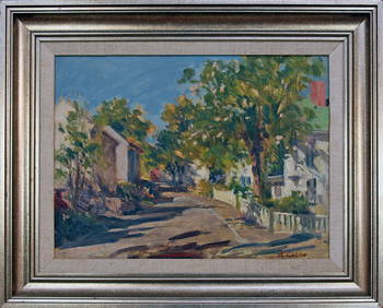 Rudy Colao (1927-2014) Rockport Street Scene (1 of 1)