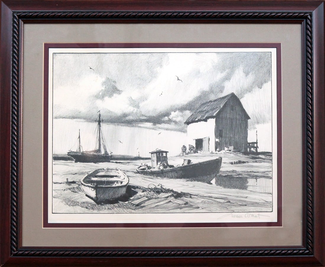 Gordon Grant (1875-1962) Beached (1 of 1)