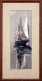 Charles C. Gruppé (1928-2019) Sailboats