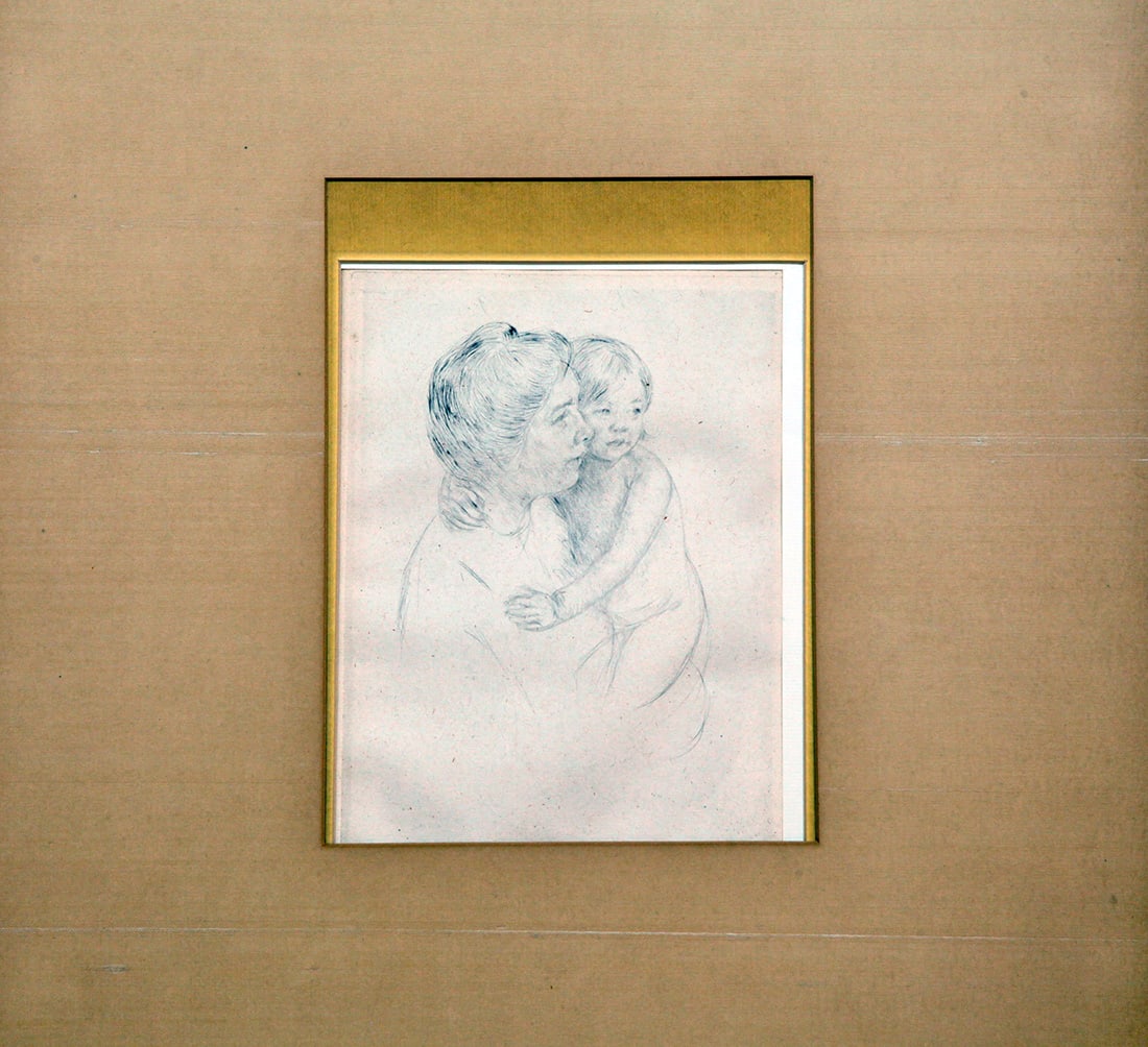 Attrib. to Mary Cassatt (1844-1926) Mother and Child (1 of 1)