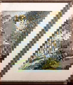 Attrib. to W. Lester Stevens (1888-1969) Houses