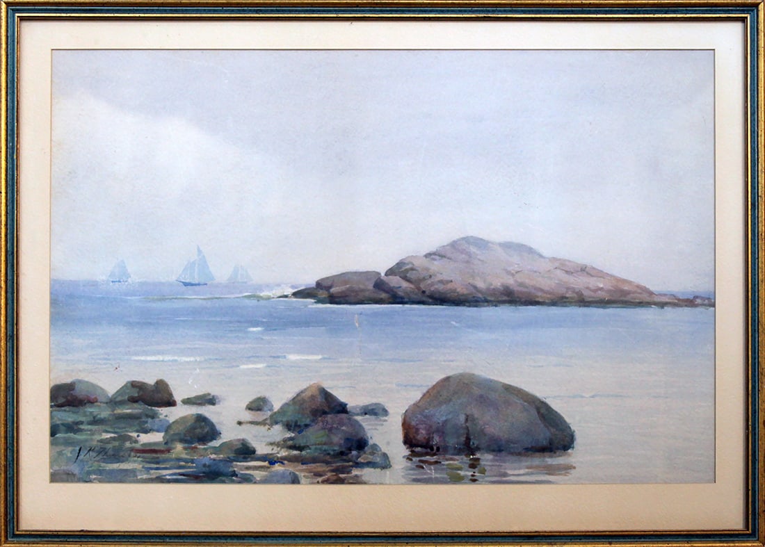 John Kimball Thurston (1865-1955) Cape Ann Rocky Shore (1 of 1)