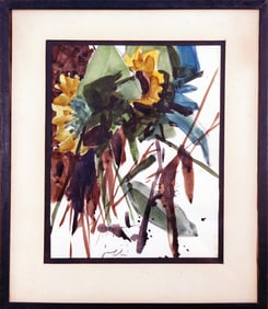 Zygmund Jankowski (1925-2009) Sunflower Arrangement