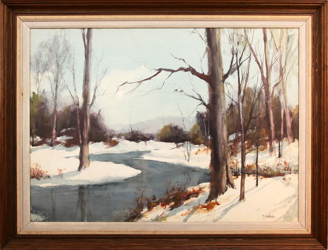 Carl Gustafson (1910-2011) January Thaw (1 of 1)