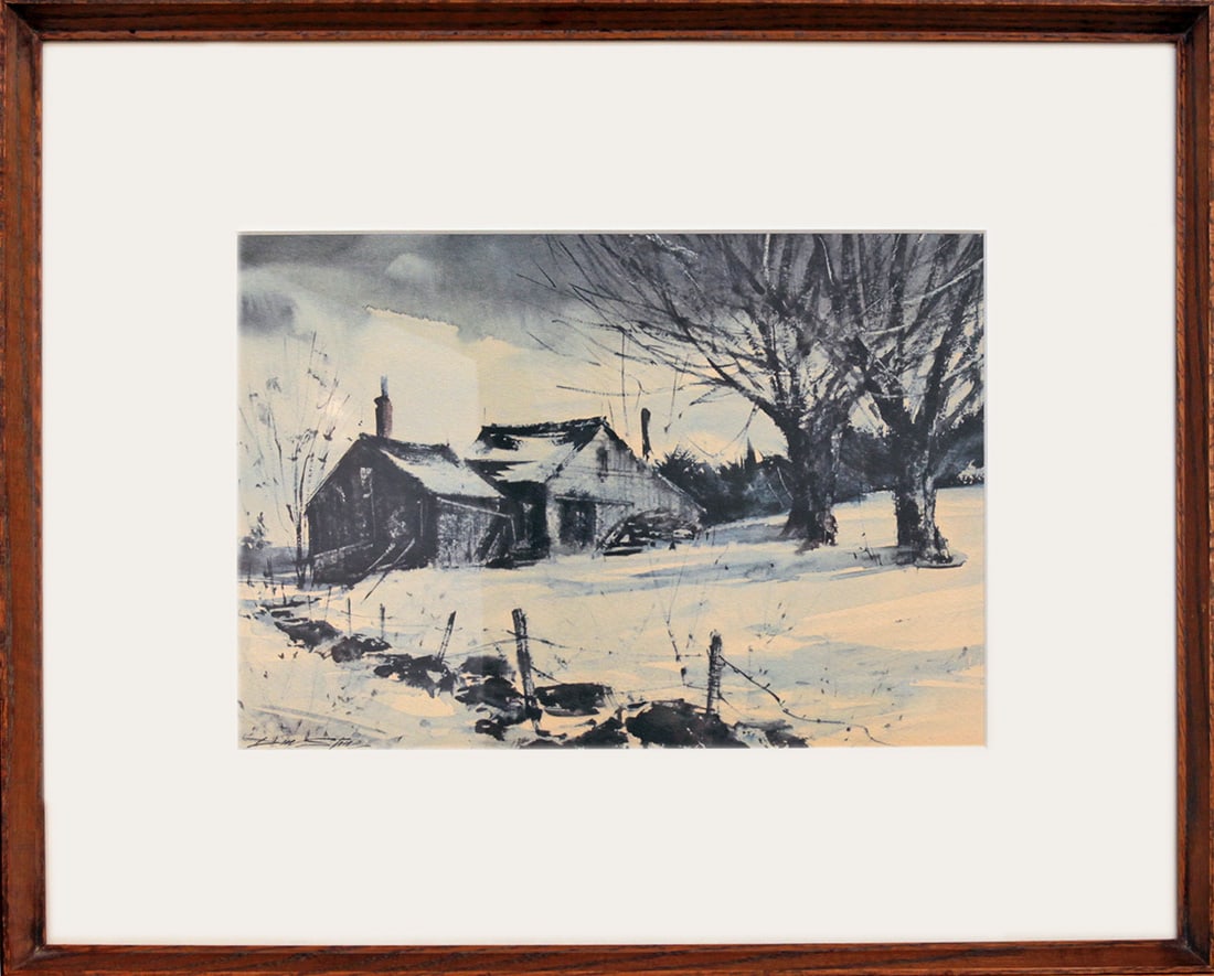 Don Stone (1929-2015) Winter Scene (1 of 1)