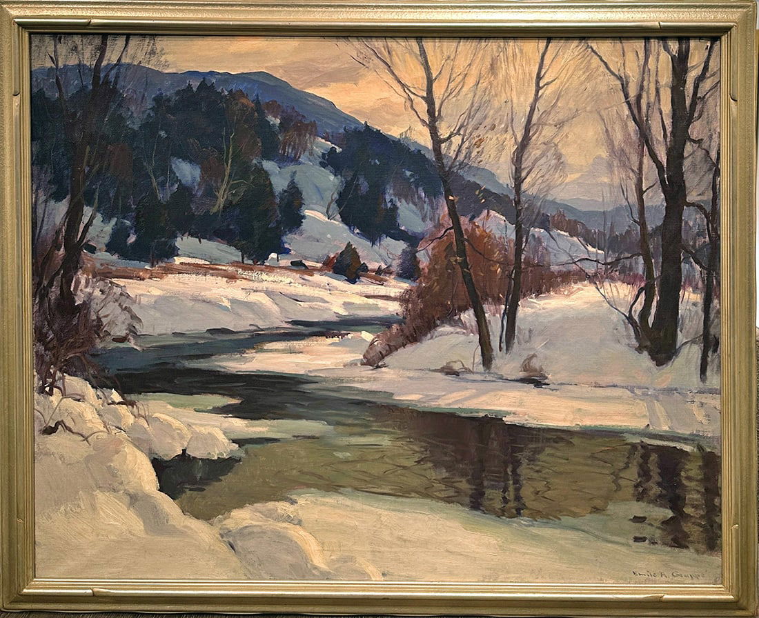 Emile Gruppé (1896-1978) Winter, Vermont (1 of 3)