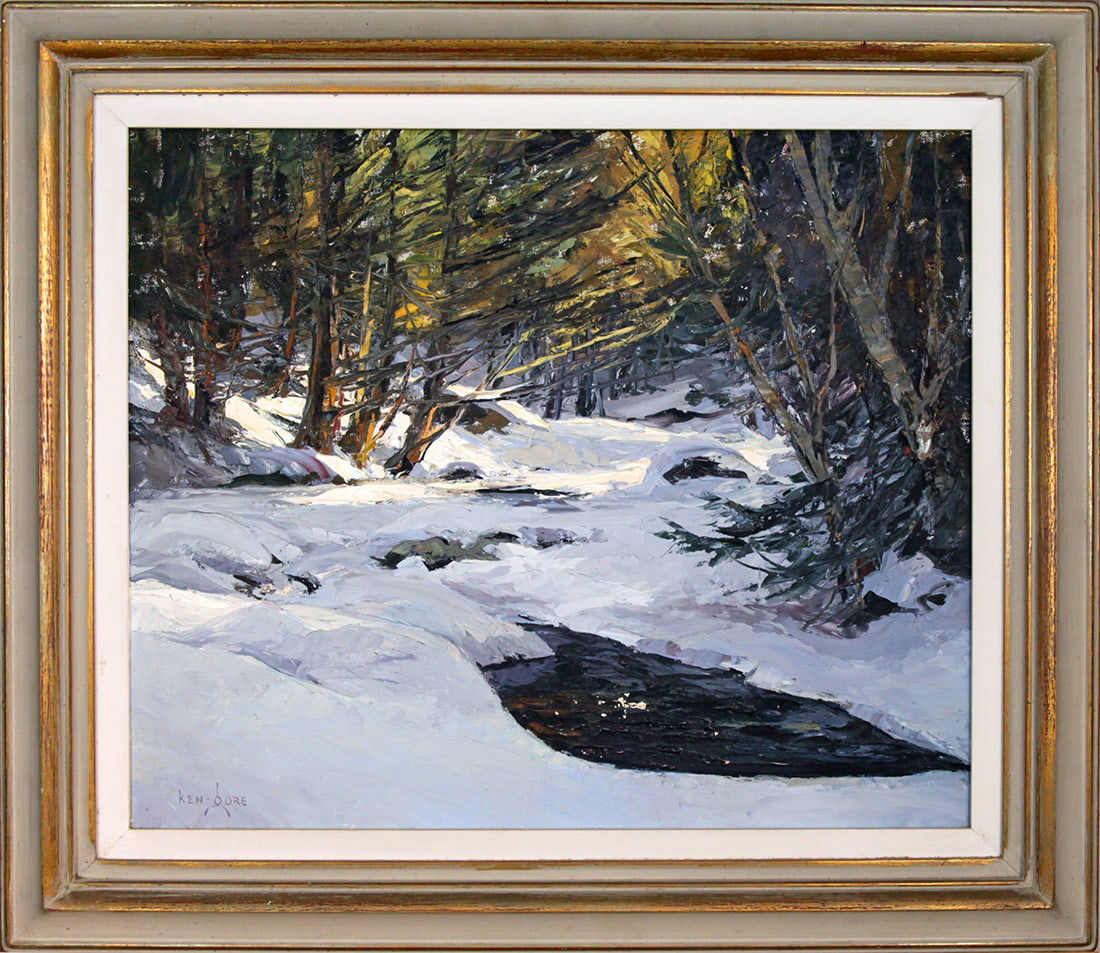 Ken Gore (1911-1991) Dark Pool - Sunlit Woods (1 of 1)