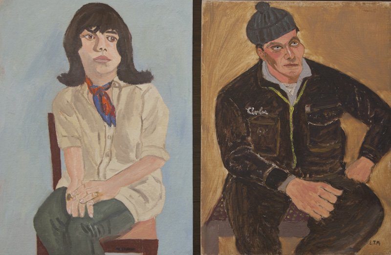 Earle Merchant, "Laura Genest & Charles Jackson": Artist: Earle Merchant Title: Laura Genest & Charles Jackson Dates: 20th Century Signed Medium: Oil On Board Size: 16x12