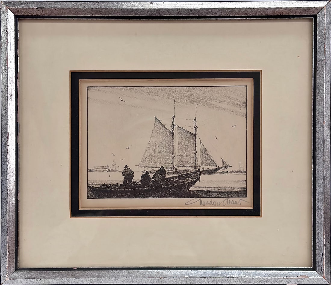 Gordon Grant (1875-1962) Sailing Ship and Dory (1 of 1)