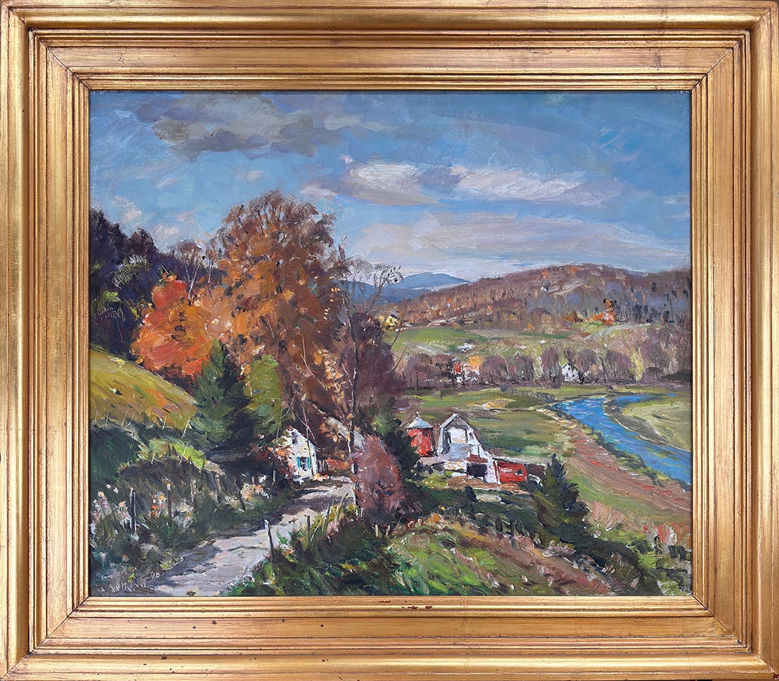 Antonio Cirino (1888-1983) Autumn Hills: Antonio Cirino (1888-1983) Autumn Hills oil on canvas, 25 x 30 in., signed l.l. framed size: 32.5 x 37.25 x 2.75 in.