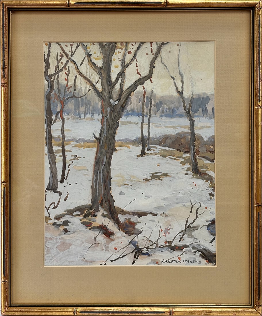 W. Lester Stevens (1888-1969) Winter Trees (1 of 1)