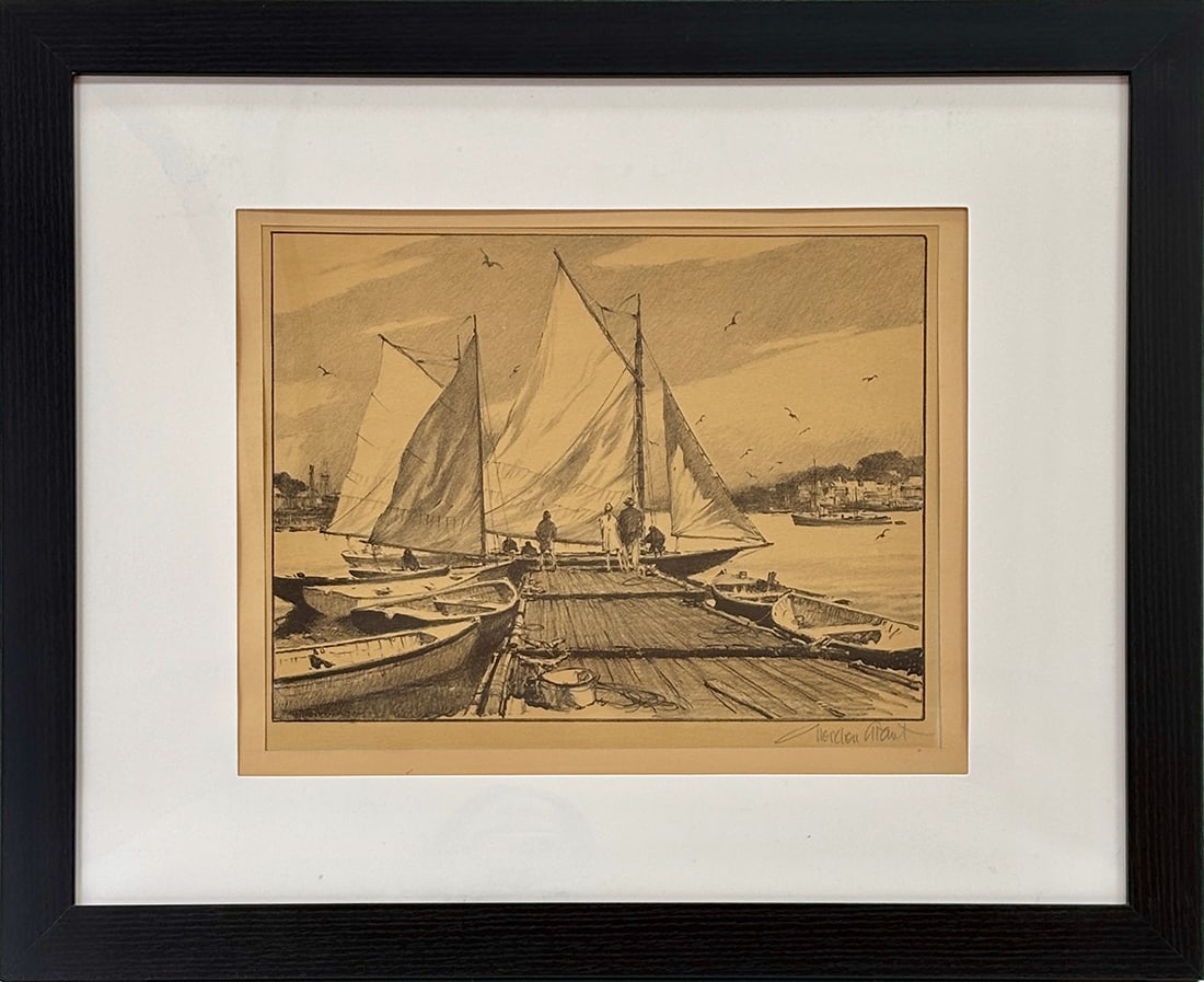 Gordon Grant (1875-1962) Boats to Let (1 of 1)