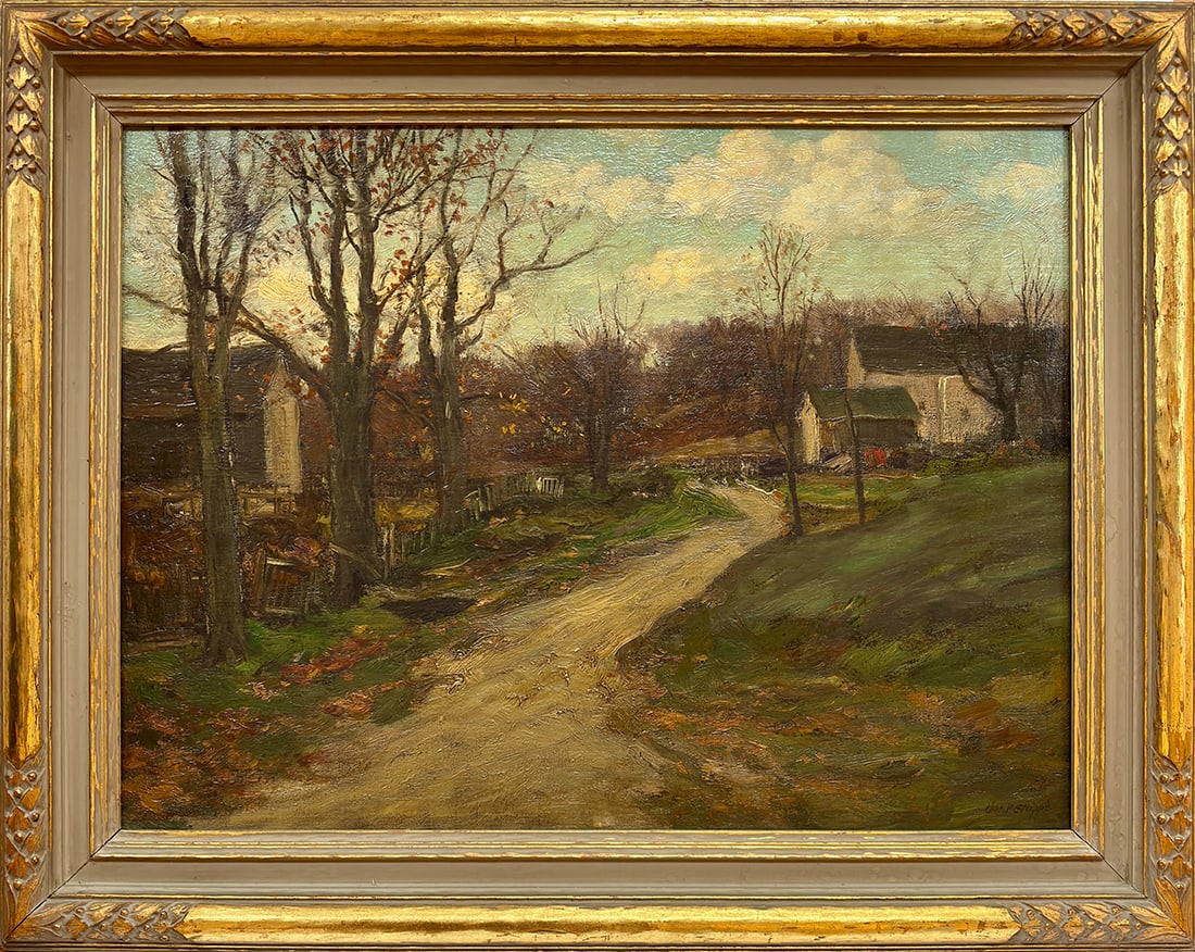 Charles P. Gruppé (1860-1940) Autumn Farm (1 of 3)