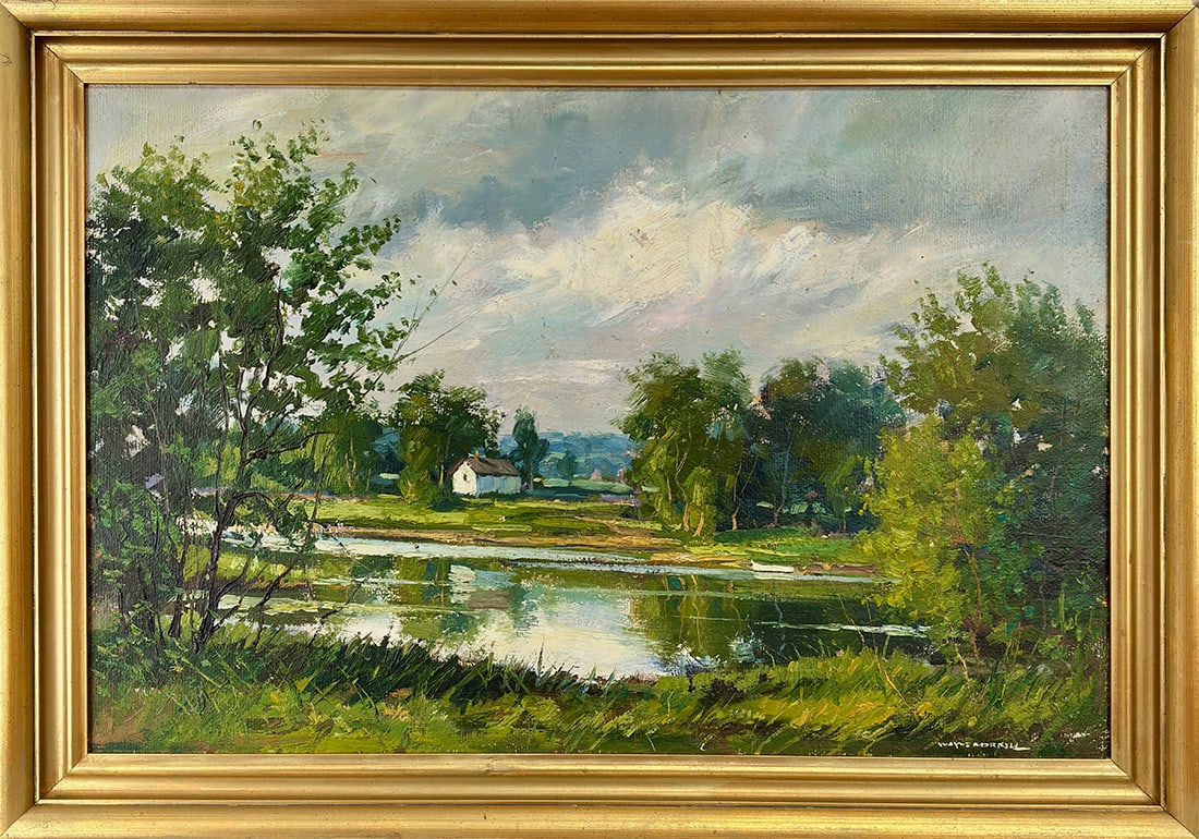Wayne Morrell (1923-2013) River Landscape (1 of 1)