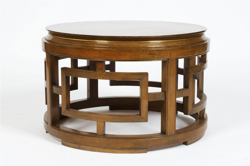 John Duffecy (attributed), Round Coffee Table: John Duffecy (attributed), Round Coffee Table oriental style diameter 61 cm height 41 cm The Estate of the late Lady Walton