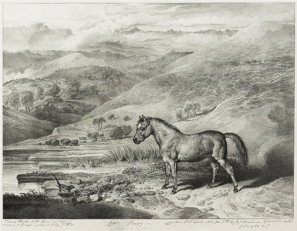 James Ward (British 1769-1859), Two Lithographs Pu: James Ward (British 1769-1859), Two Lithographs Published c. 1823 Leopald and Little Peggy each 33 x 46 cm Private Collection, Sydney