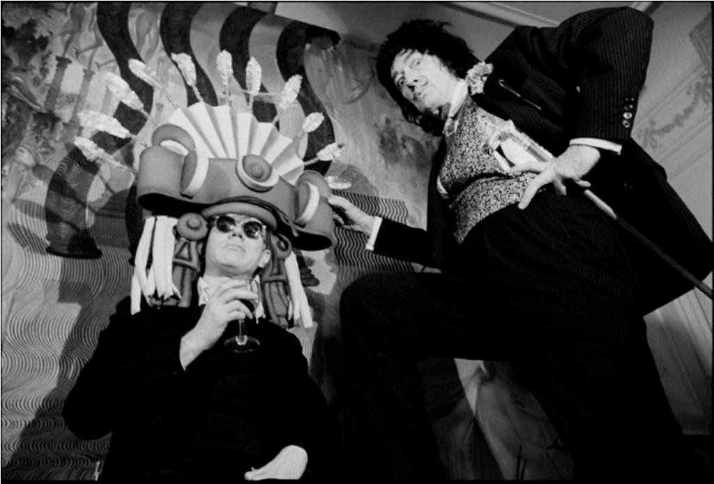 David McCabe (ENGLISH, b. 1940), Salvador Dalí and: David McCabe (ENGLISH, b. 1940), Salvador Dalí and Andy Warhol at the St. Regis Hotel in New York 1964 gelatin silver photograph , signed l.l.c ' David McCabe' 40 x 50 cm Private Collection, Sydney