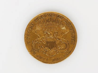 1901 American Twenty Dollar Gold Coin: 1901 American Twenty Dollar Gold Coin