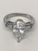 2.02 CARAT PEAR SHAPED DIAMOND SET IN PLATINUM