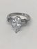 2.02 CARAT PEAR SHAPED DIAMOND SET IN PLATINUM - 4