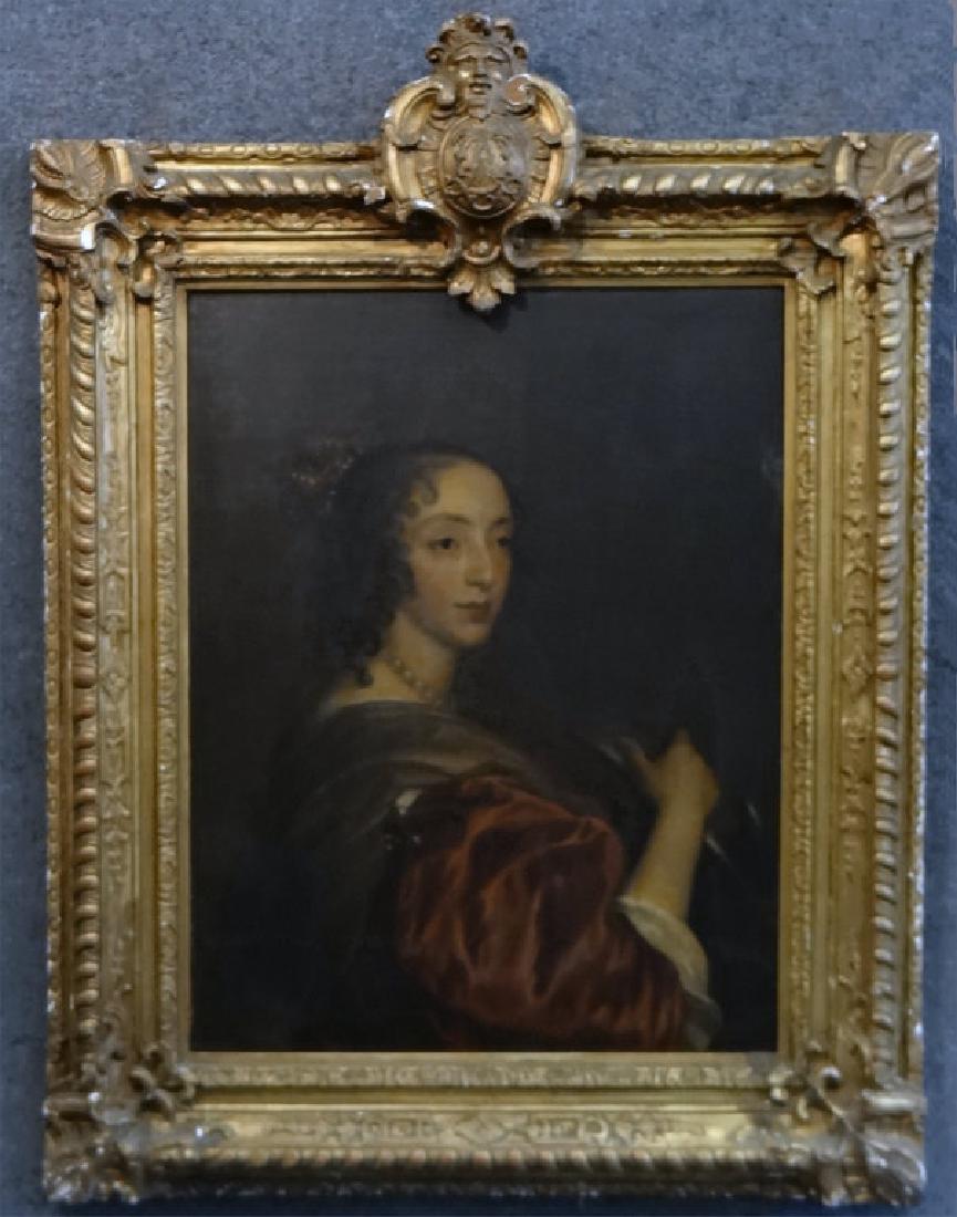 O/C PORTRAIT OF HENRIETTA MARIA ATTRIBUTED (1 of 6)