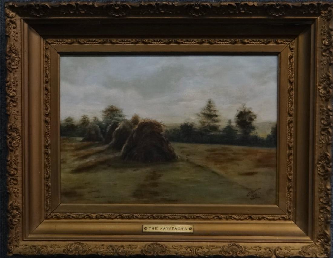 O/C "HAYSTACKS" SGND W. TIEMANN, 1933 (1 of 6)