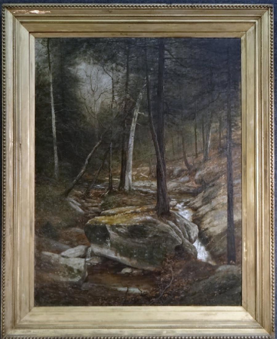 O/C "FOREST INTERIOR " SGND C.H. SHEARER, 1886 (1 of 4)