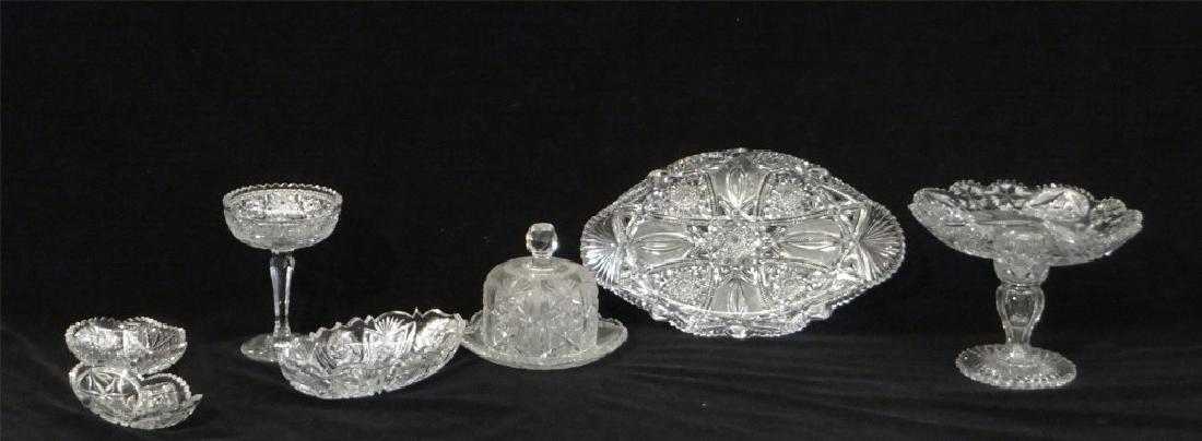GROUP OF 19THC. BRILLIANT PERIOD CUT CRYSTAL (1 of 11)