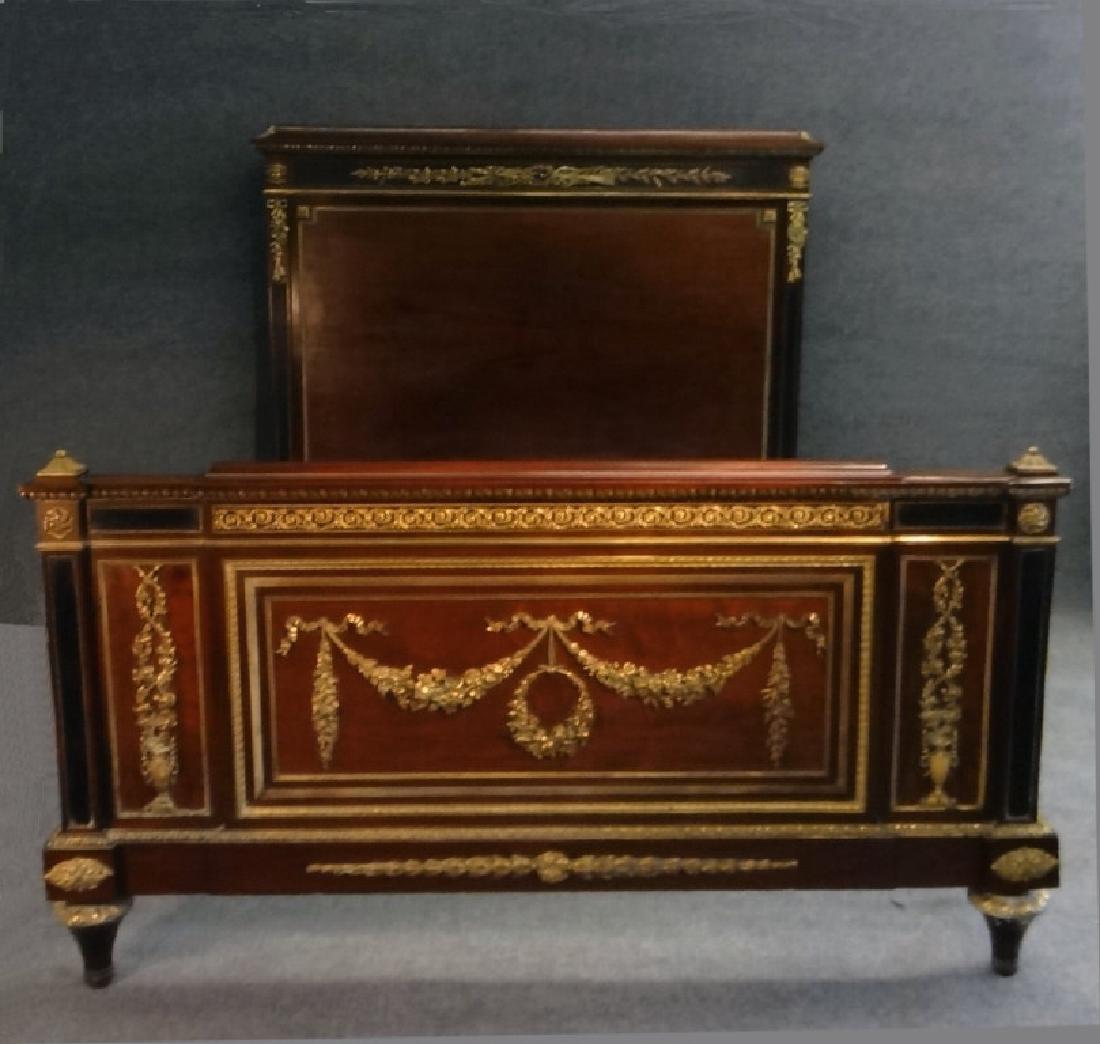 FRENCH BED W/ ORMOLU MOUNTS (1 of 11)