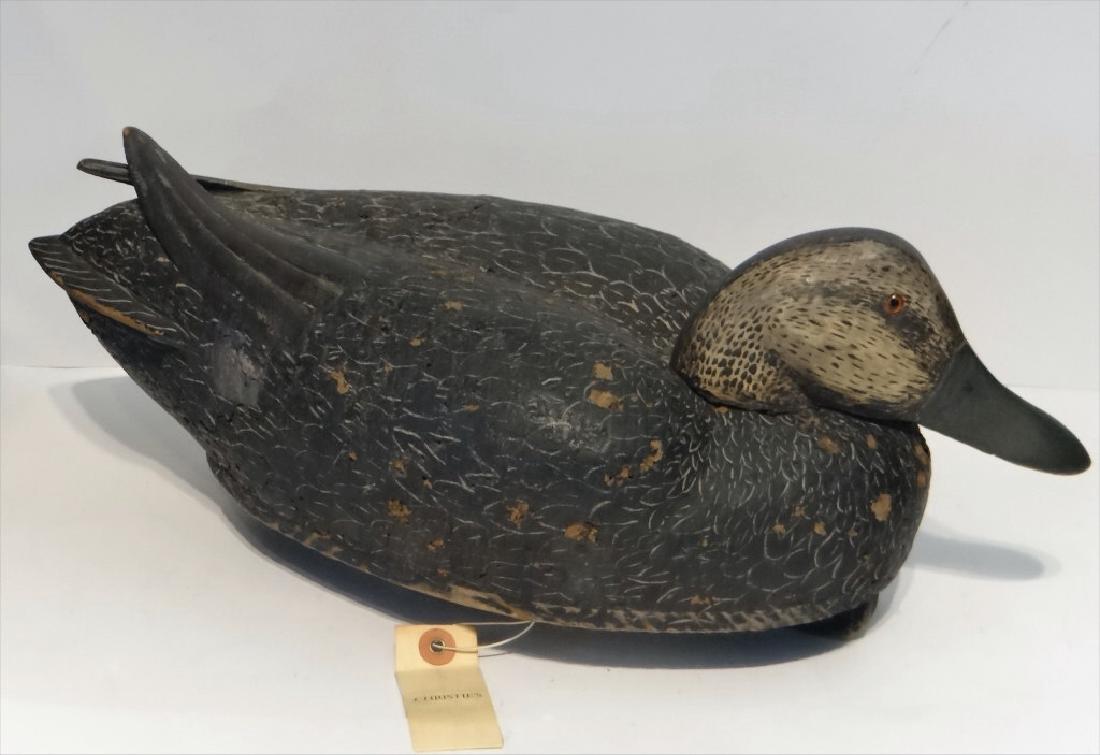 CARVED & PAINTED DUCK DECOY 17 1/2' L X 6 1/2' T (1 of 7)