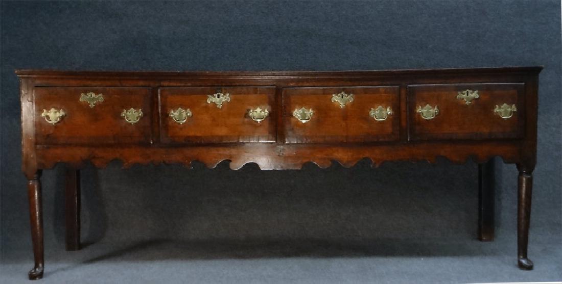 18THC. WELSH DRESSER / SERVER W/ 4 DRAWERS & DUCK (1 of 6)