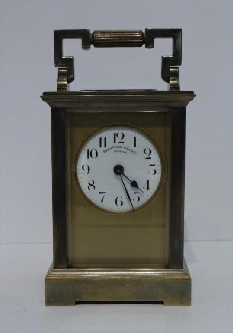 FRENCH CARRIAGE CLOCK RETAILED BY SHREVE,CRUMP & (1 of 7)